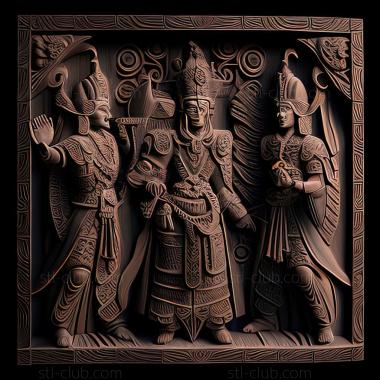 3D model To Master the Onixpected Enter Four Heavenly Kings Siba (STL)